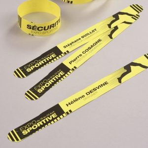 Braccialetti identificativi stampabili - giallo - 5 fogli - 10 et/fg - A4 - Avery - immagine 2