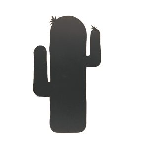 Lavagna da parete Silhouette - forma cactus - 39,6 x 29 cm - nero - Securit - immagine 1