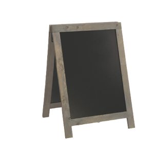 Lavagna Sandwich Nature - 85 x 54,5 x 44 cm - legno grigio - Securit - immagine 1
