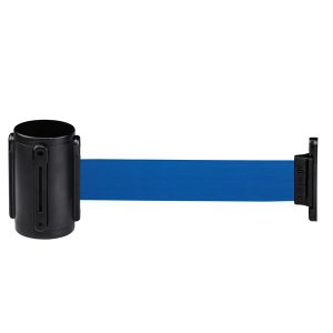 Segnapercorso murale Alfa Mural - nero - diametro 6 cm - con nastro blu 200 cm - Medial International - immagine 1
