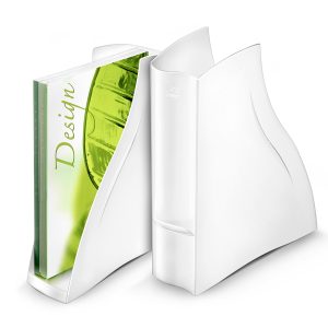 Portariviste Ellypse Extra Strong - 27,8 x 8,3 x 32,5 cm - bianco - CEP - immagine 1