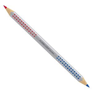 Matita bicolore triangolare Jumbo Grip 1109-10 - rosso/blu - Faber Castell - immagine 1