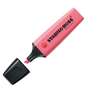 Evidenziatore Stabilo Boss Pastel - tratto 2 - 5 mm -  fior di ciliegio 150 - Stabilo - immagine 1