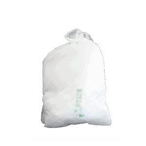 Sacchi Bio - 70 x 110 cm - bianco - 110 L - 20 µ - Rolsac - conf. 20 pezzi - immagine 1