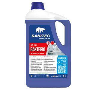 Detergente disinfettante Bakterio - 5 L - pino balsamico - Sanitec - immagine 1