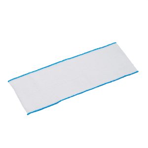 Panno Mop Swispo - bianco con bordo blu - 44 x 14 cm - Vileda - conf. 50 pezzi - immagine 1
