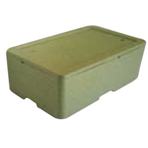 Cassa termica - in polistirolo espanso - per il trasporto alimenti - 57,8 x 37,4 x 21,1 cm - Cuki Professional - immagine 1