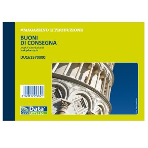 Blocco buoni di consegna - 50/50 copie autoric. - 11,5 x 16,5 cm - DU161570000 - Data Ufficio - immagine 1