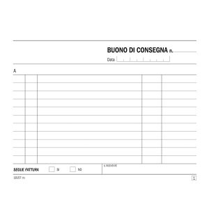 Blocco buoni di consegna - 50/50 copie autoric. - 11,5 x 16,5 cm - DU161570000 - Data Ufficio - immagine 2