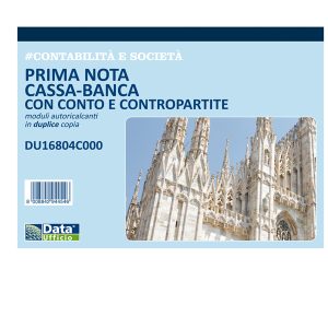 Blocco prima nota cassa - 50/50 copie autoricalcanti - 21,5 x 29,7 cm - DU16804C000 - Data Ufficio - immagine 1