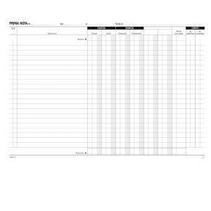 Blocco prima nota cassa - 50/50 copie autoricalcanti - 21,5 x 29,7 cm - DU16804C000 - Data Ufficio - immagine 2
