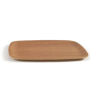 Vassoio antiscivolo - in legno frassino - 36 x 28 cm - Perfetto - immagine 2
