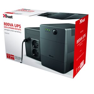 Gruppi di continuità Paxxon 800VA UPS - 2 porte - Trust - immagine 3
