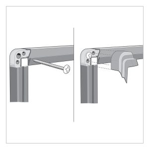 Lavagna Premium Plus - in sughero - 120 x 150 cm - Nobo - immagine 2