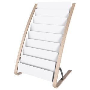 Portariviste da terra - 58 x 50 x 93 cm - 8 x 2 tasche - Alba - immagine 1