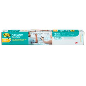 Lavagna cancellabile Flex Write Surface - in rotolo - 121,9x182,9 cm - Post-it® - immagine 2