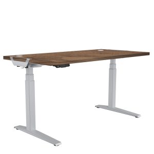 Piano di lavoro per scrivania Cambio - 160 x 80 x 2,5 cm - noce - Fellowes - immagine 2