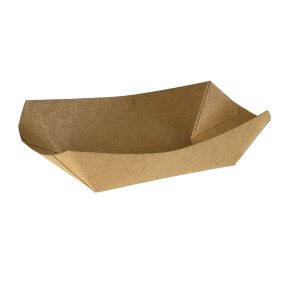 Vaschetta Street Food - per fritti - 13 x 8,5 x 3,5 cm - Leone - conf. 125 pezzi - immagine 1