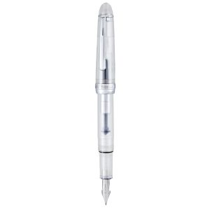 Penna stilografica Monza - tratto medio - fusto in resina trasparente - Monteverde - immagine 1