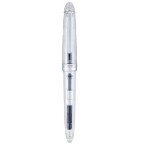 Penna stilografica Monza - tratto medio - fusto in resina trasparente - Monteverde - immagine 3