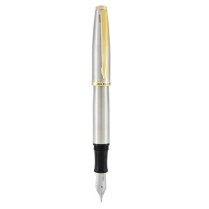 Penna stilografica Aldo Domani - punta M - fusto silver - Monteverde - immagine 1