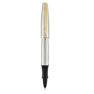 Penna roller Aldo Domani - punta M - fusto silver - Monteverde - immagine 1