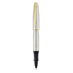 Penna roller Aldo Domani - punta M - fusto silver - Monteverde - immagine 2