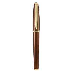 Penna stilografica Aldo Domani - punta M - fusto tabacco - Monteverde - immagine 3