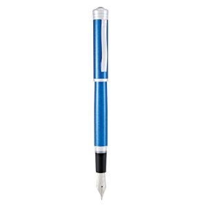 Penna stilografica Strata - tratto medio - fusto blu - Monteverde - immagine 1