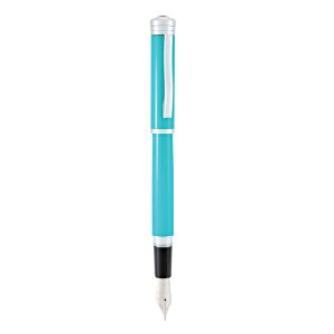 Penna stilografica Strata - tratto medio - fusto turchese - Monteverde - immagine 1