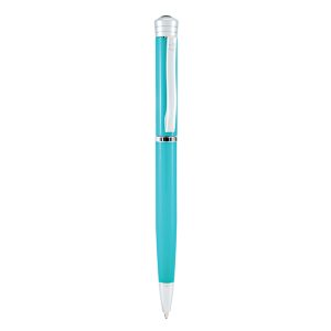 Penna sfera Strata - tratto medio - fusto turchese - Monteverde - immagine 1