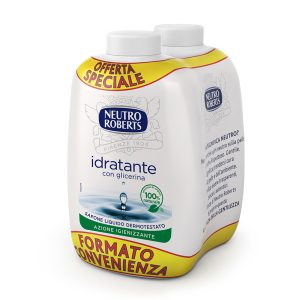 Ricarica bis sapone liquido Extra Idratante - 400 ml - Neutro Roberts - immagine 1