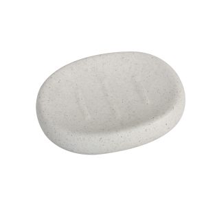 Portasapone linea Stone - bianco - King Collection - immagine 1