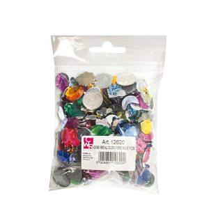 Gemme Kristall - colori e forme assortiti - DECO - conf. 250 pezzi - immagine 1