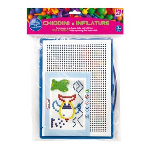 Set chiodini e infilature in plastica - colori assortiti - CWR - immagine 1