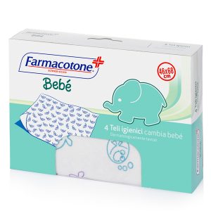 Teli cambia bebé - 46 x 68 cm - Farmacotone - busta da 4 pezzi - immagine 1
