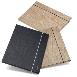 Cartella 3 lembi Colorosa Wood - 25x35x1 cm - colori assoriti - Ri.Plast - immagine 1