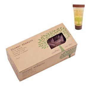 Tubetti doccia shampoo linea Cortesia Natura - 25 ml - Leone - conf. 50 pezzi - immagine 1