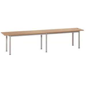 Panca spogliatoio - 6 posti - 200 x 35 x 45 cm - legno - Fasma - immagine 1
