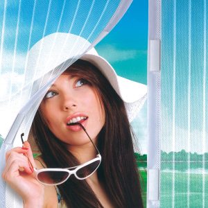 Zanzariera a calamita - 230 x 120 cm - bianco - Garden Friend - immagine 1