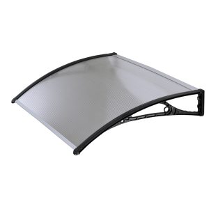 Pensilina modulare - 100 x 60 cm - policarbonato alveolare - trasparente - Garden Friend - immagine 1