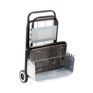 Barbecue Clic Clac - pieghevole - 84 x 60 x 80 cm - acciaio - nero - Garden Friend - immagine 2