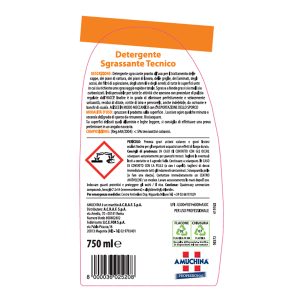 Detergente sgrassante tecnico - 750 ml - Amuchina Professional - immagine 2