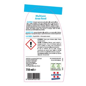 Igienizzante multiuso area food - 750 ml - Amuchina Professional - immagine 2