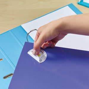 Etichette adesive tonde L4850 - in carta - rimovibili - diametro 51 mm - 15 et/fg - 25 fogli - bianco - Avery - immagine 4