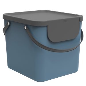 Pattumiera Albula - 40 L - blu horizon - Rotho - immagine 1