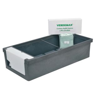 Kit Orto urbano - 115 x 58 x28 cm - antracite - Verdemax - immagine 1