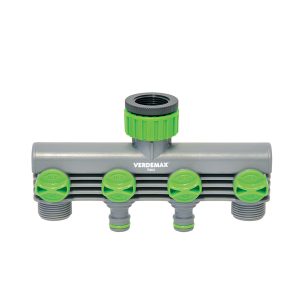 Raccordo rubinetto - 4 uscite - Verdemax - immagine 1