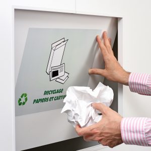 Etichette adesive - in carta - rimovibili - 420 x 297 mm - 1 et/fg - 10 fogli - bianco lucido - Avery - immagine 2