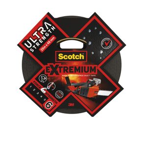 Nastro adesivo Extra resistenete - 4,8 cm x 25 m - nero - Scotch - immagine 1